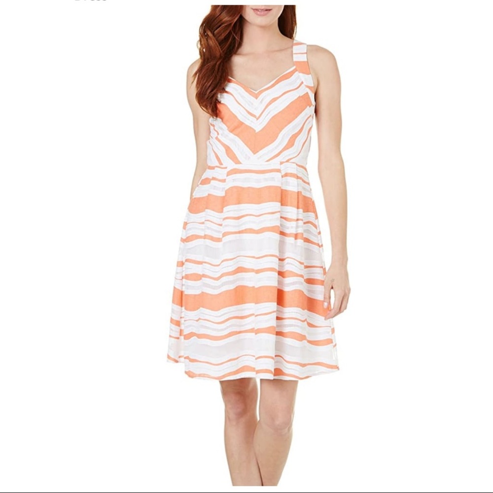 Robbie Bee Women's Sleeveless V-Neck Missy Dress